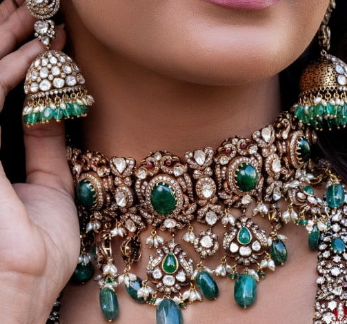 Necklace Jewellery designes sri ganesh jewellerys