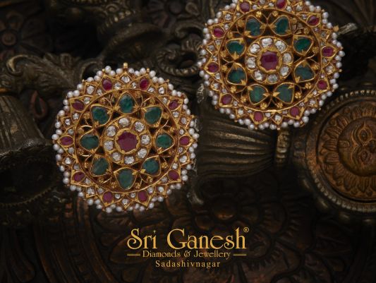 Sri ganesh diamonds and jewellerys earrings