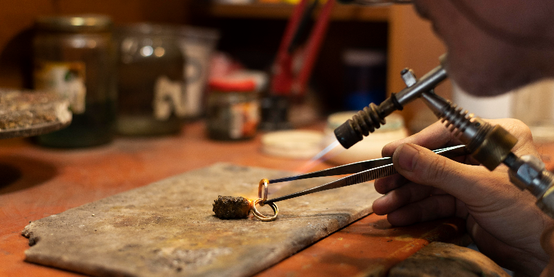 diamonds, gold--and good workmanship.